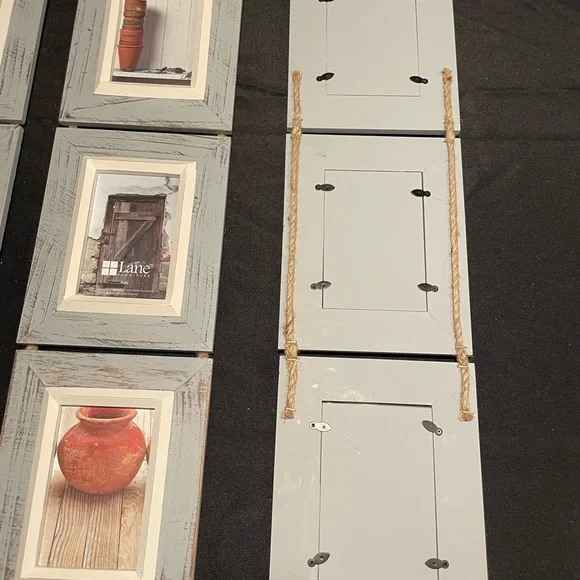 Rustic Gray Multi-Photo Frame Set - Picture 2 of 3